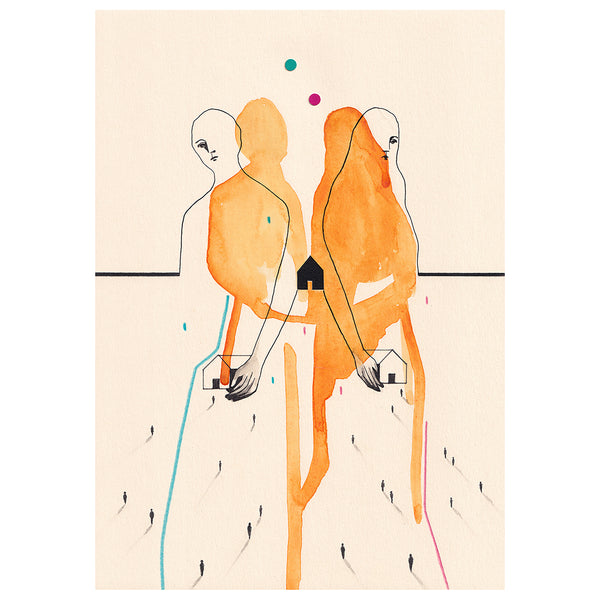 Te llevo conmigo - Póster artístico
