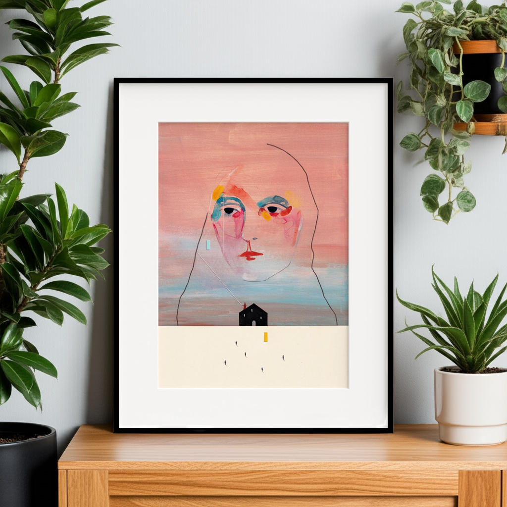 Somos visitantes en este lugar - Obra de arte original