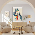 Appartement seul à minuit - Affiche artistique