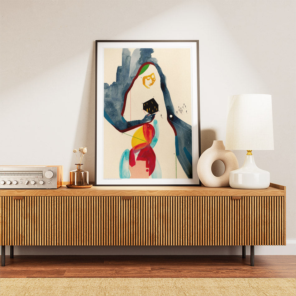 Appartement seul à minuit - Affiche artistique