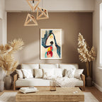 Appartement seul à minuit - Affiche artistique