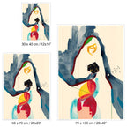 Appartement seul à minuit - Affiche artistique