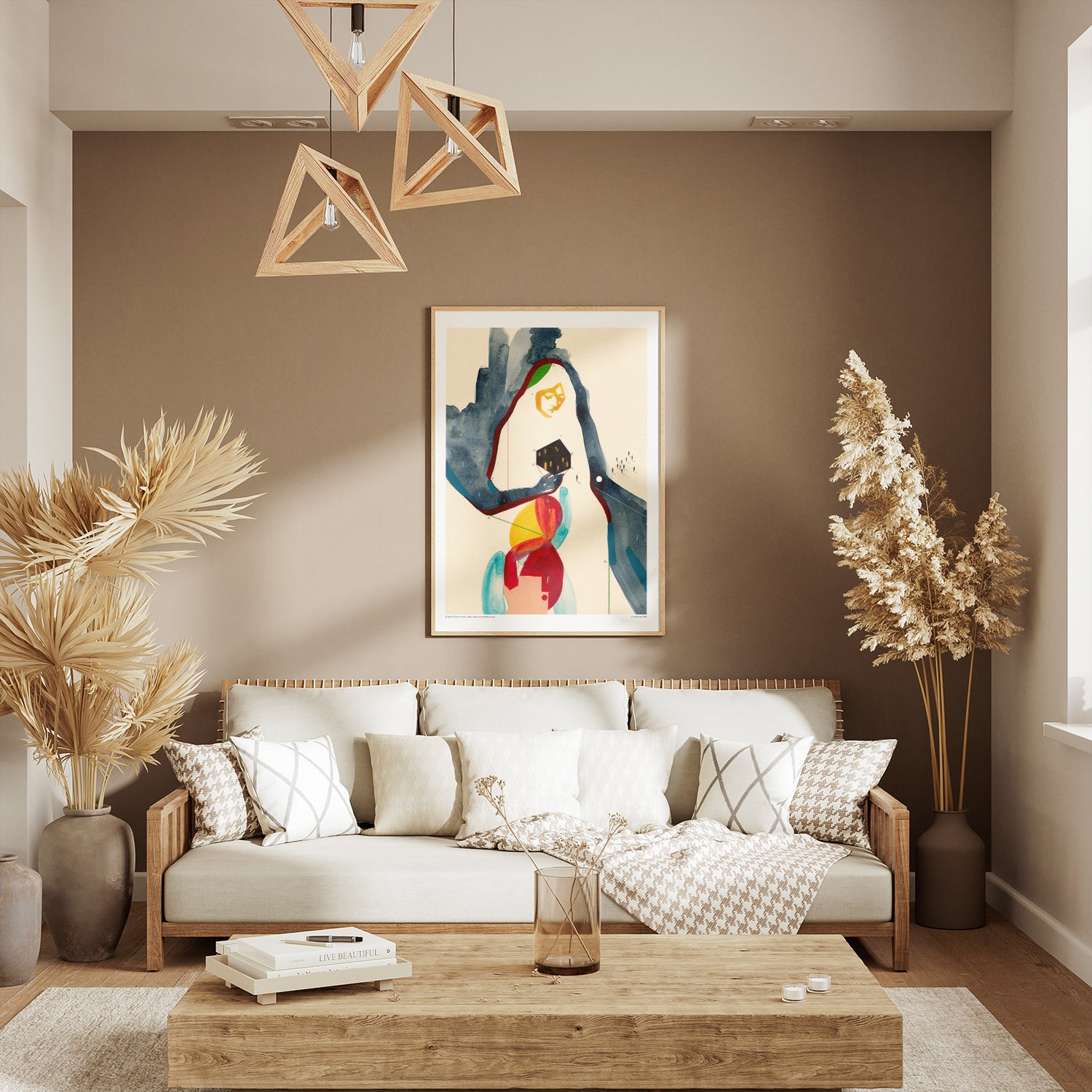 Appartement seul à minuit – Affiche d'art