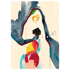 Appartamento da solo a mezzanotte – Poster artistico