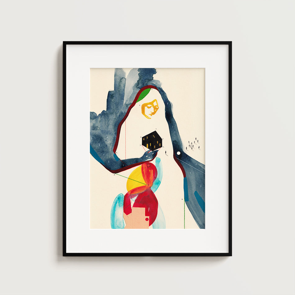 Alone Apartment At Midnight - Fine Art Print