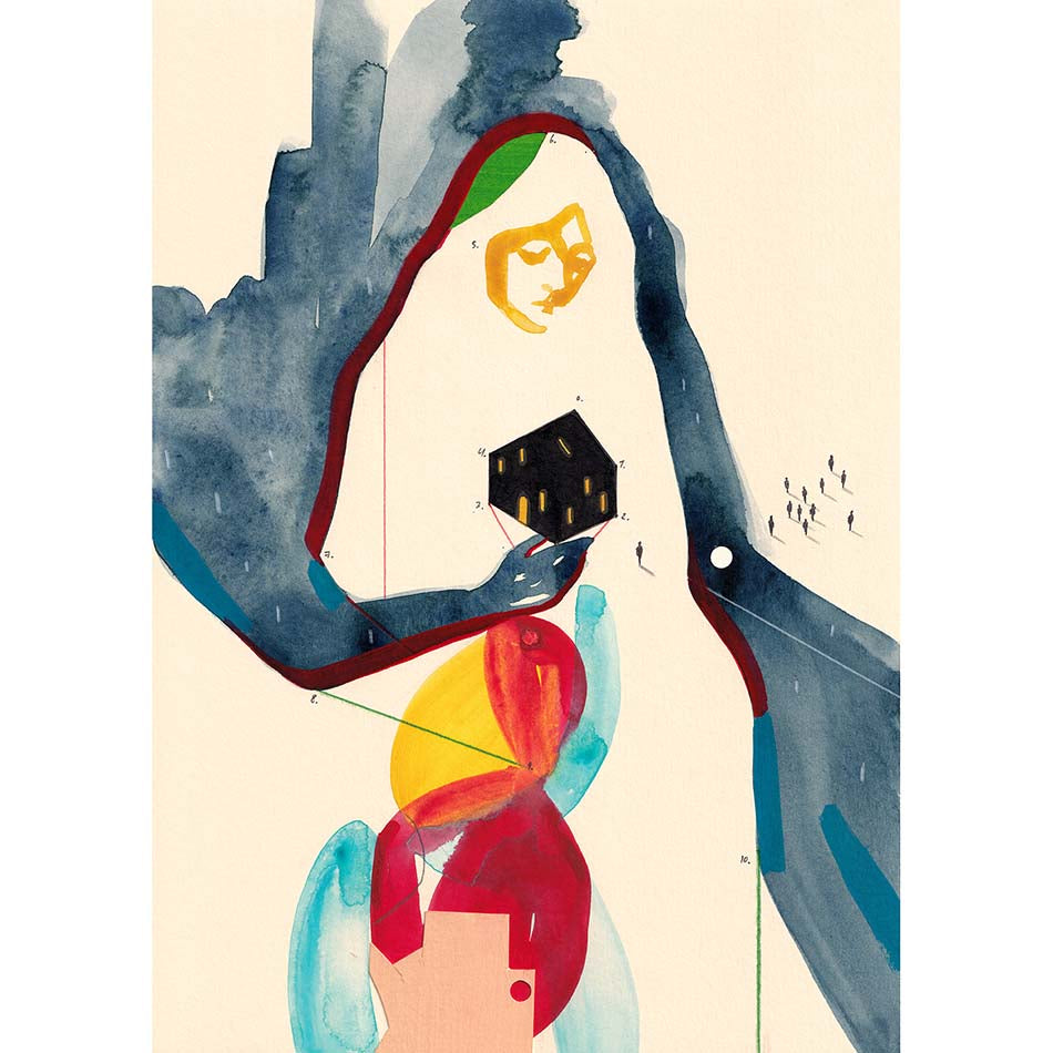 Alone Apartment At Midnight - Fine Art Print