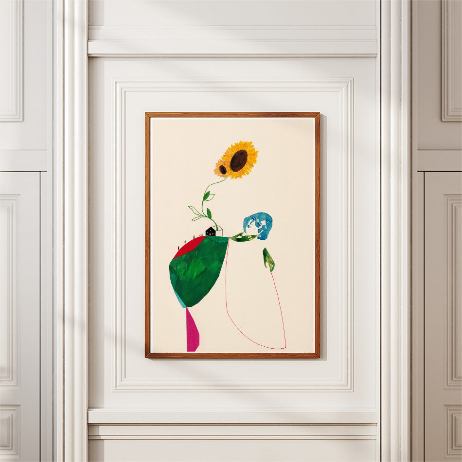 Sii gentile con te stesso - Poster artistico