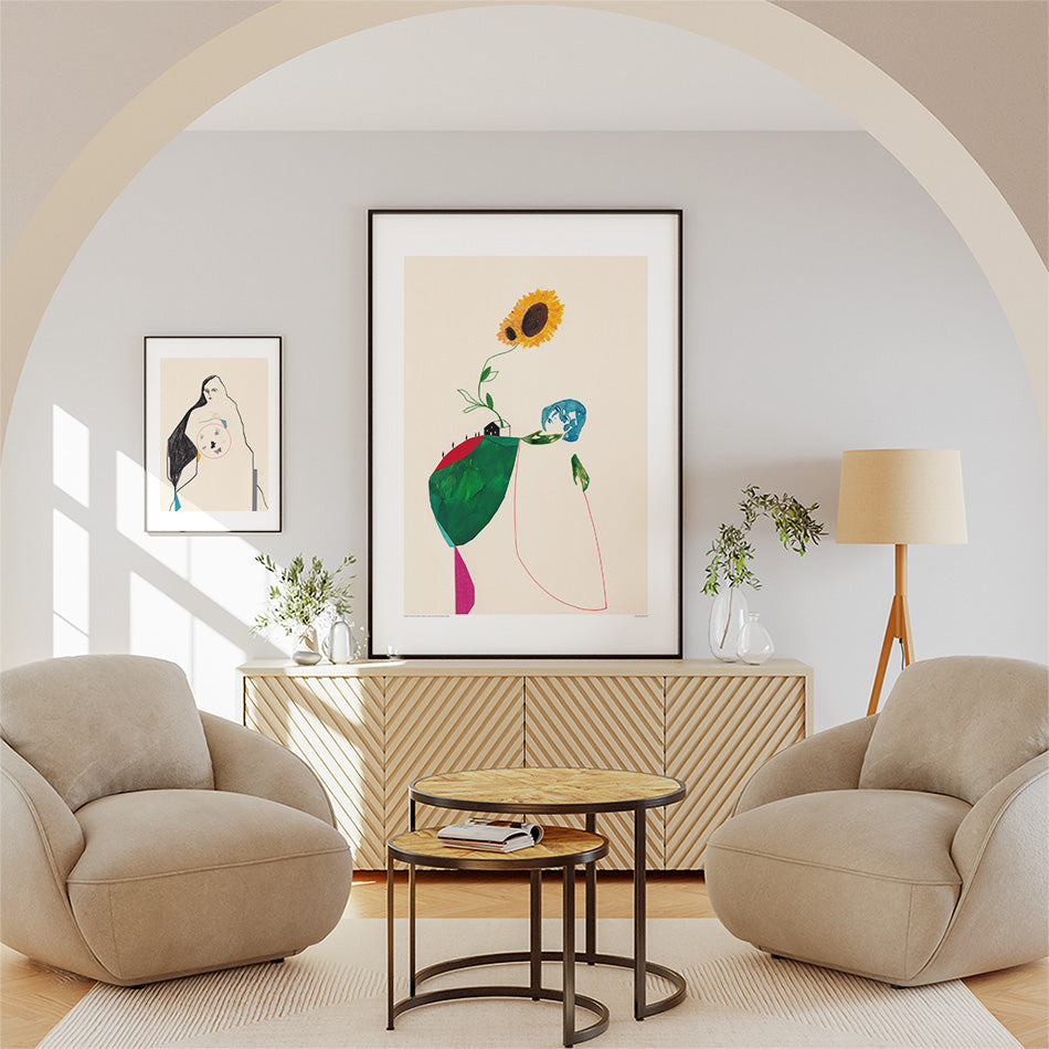 Sii gentile con te stesso - Poster artistico