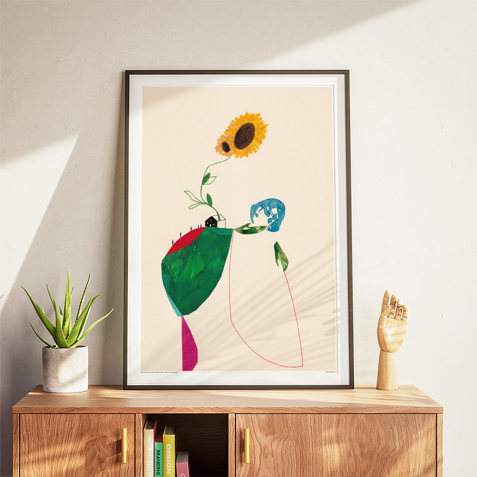 Sii gentile con te stesso - Poster artistico