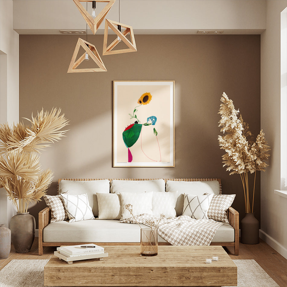 Sii gentile con te stesso - Poster artistico