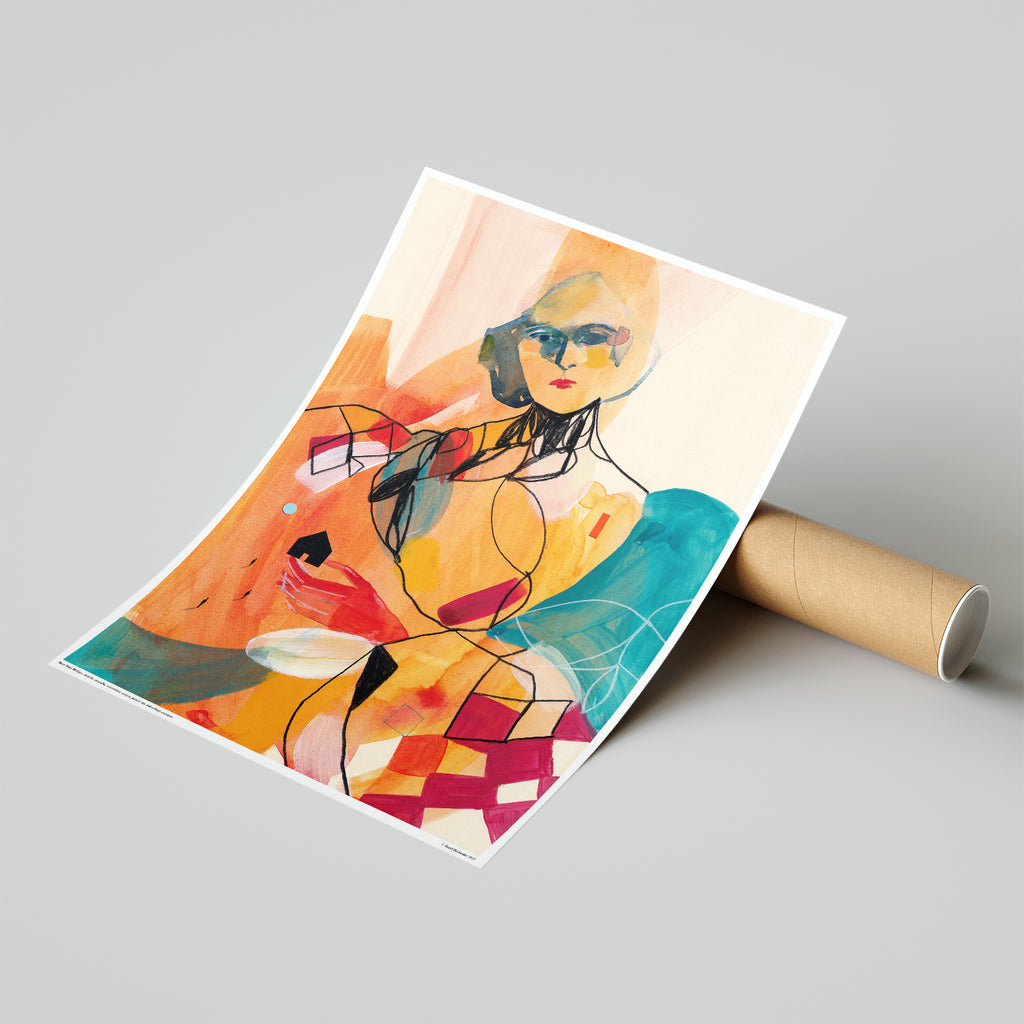 Brûlez vos ponts – Affiche d'art