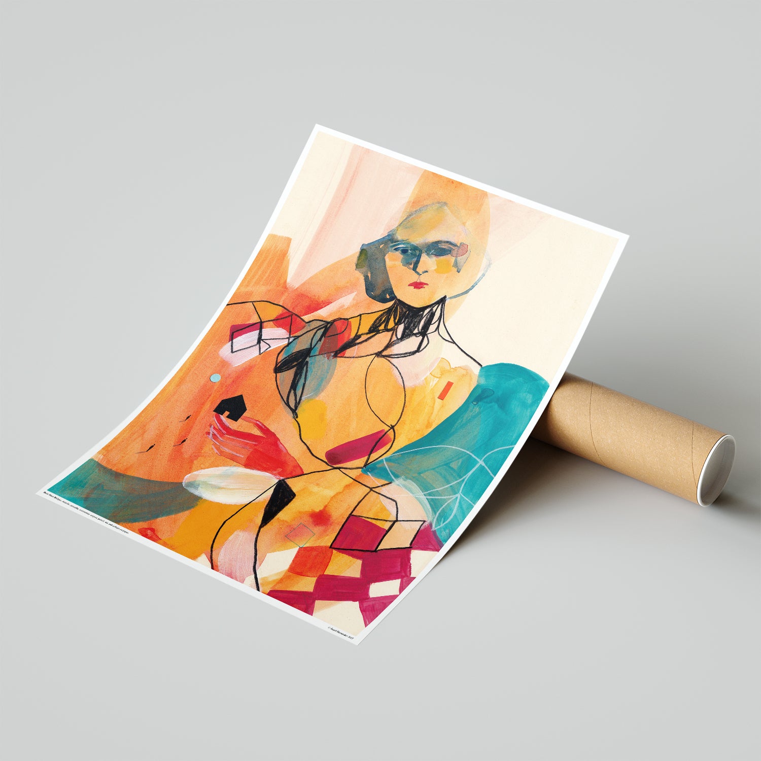 Brûlez vos ponts – Affiche d'art
