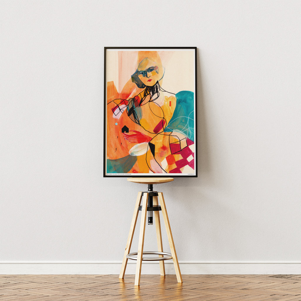 Brûlez vos ponts – Affiche d'art
