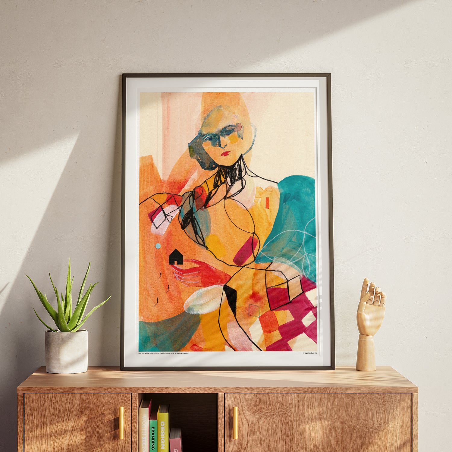 Brûlez vos ponts – Affiche d'art
