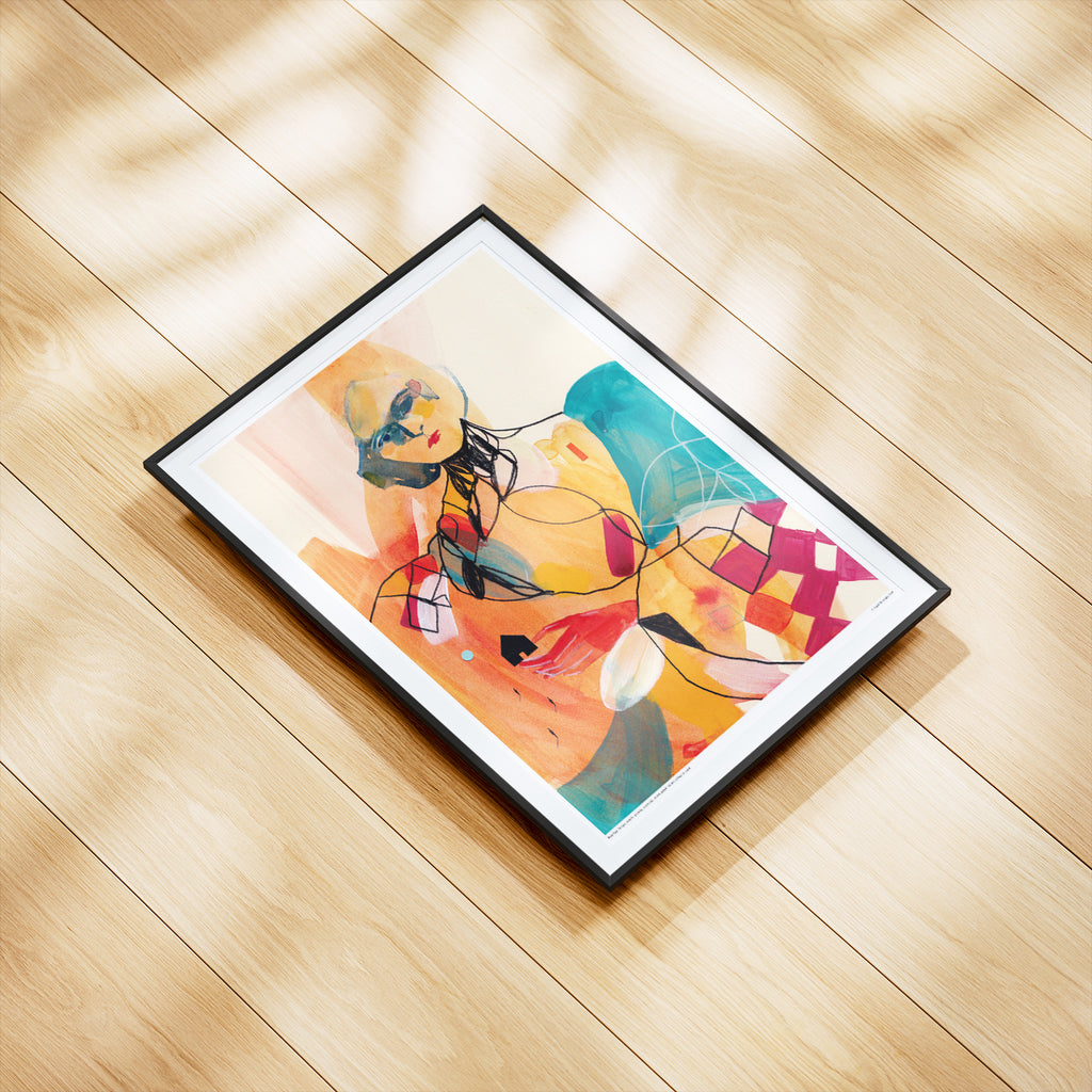 Brûlez vos ponts – Affiche d'art