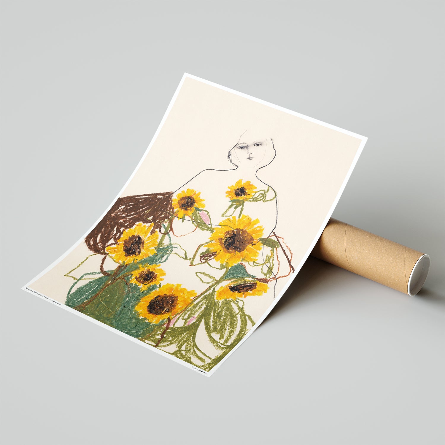 Il cambiamento fa male ma trasforma – Poster artistico