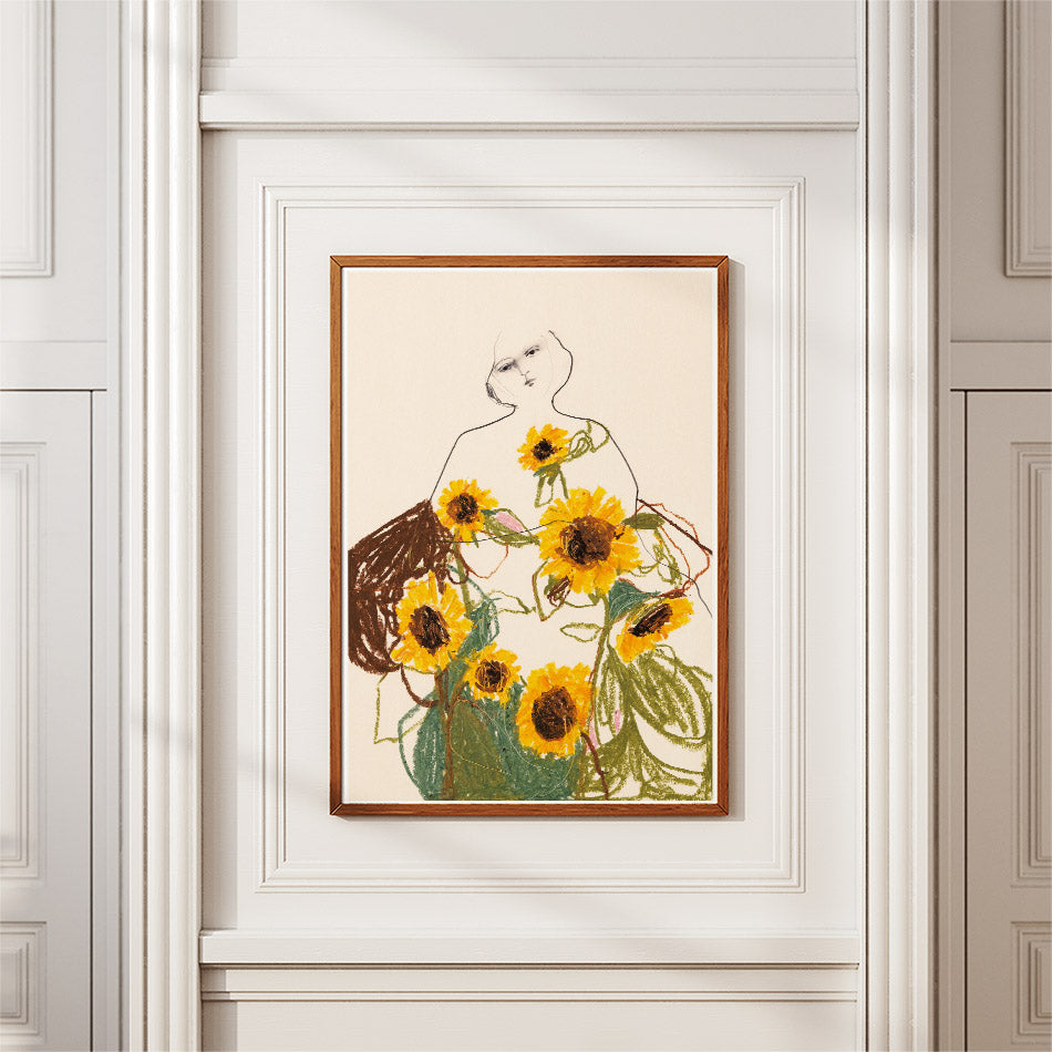 Il cambiamento fa male ma trasforma - Poster artistico