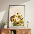 Il cambiamento fa male ma trasforma – Poster artistico