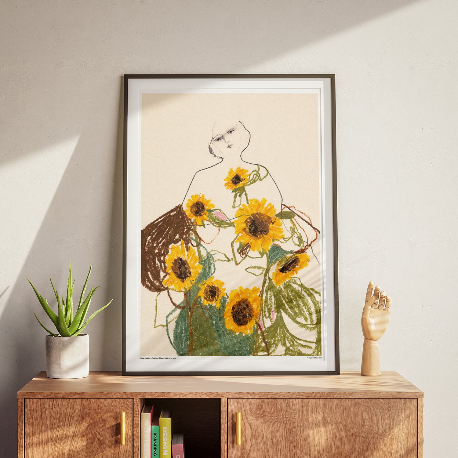 Il cambiamento fa male ma trasforma – Poster artistico