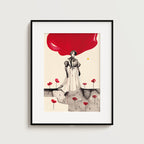 Campo di papaveri - Opera d'arte originale