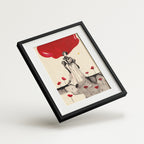 Campo di papaveri - Opera d'arte originale