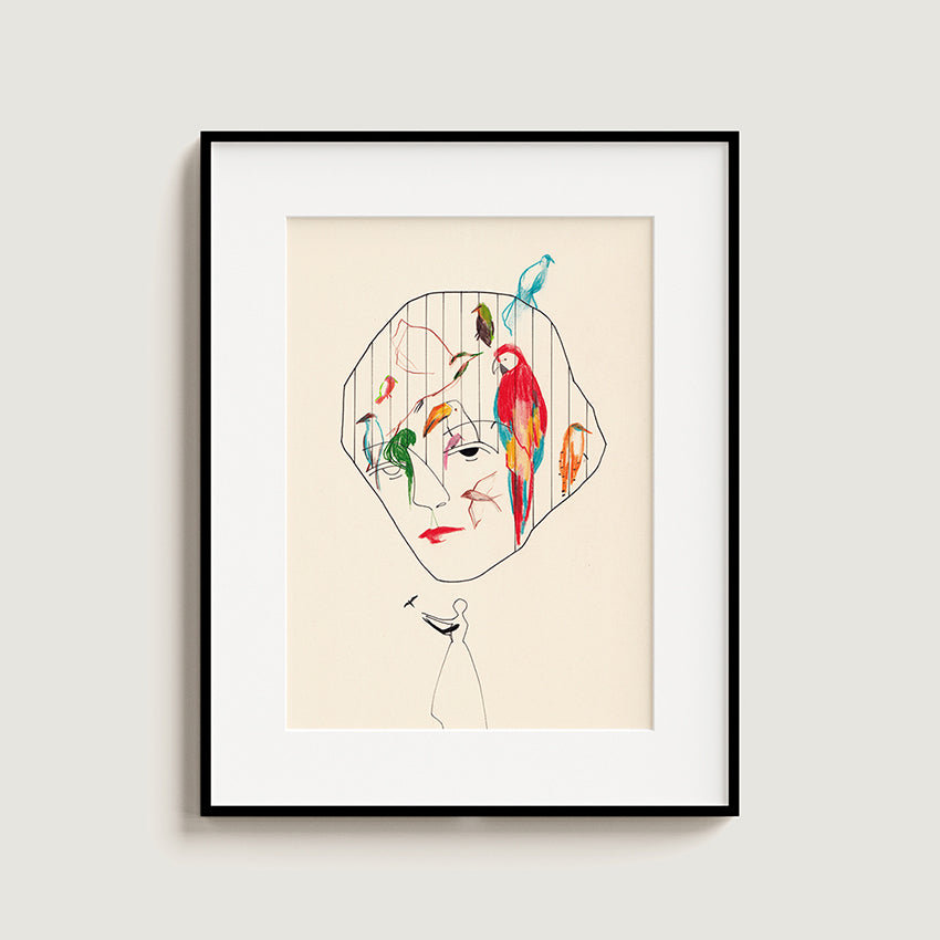 Trova un modo per volare - Opera d'arte originale