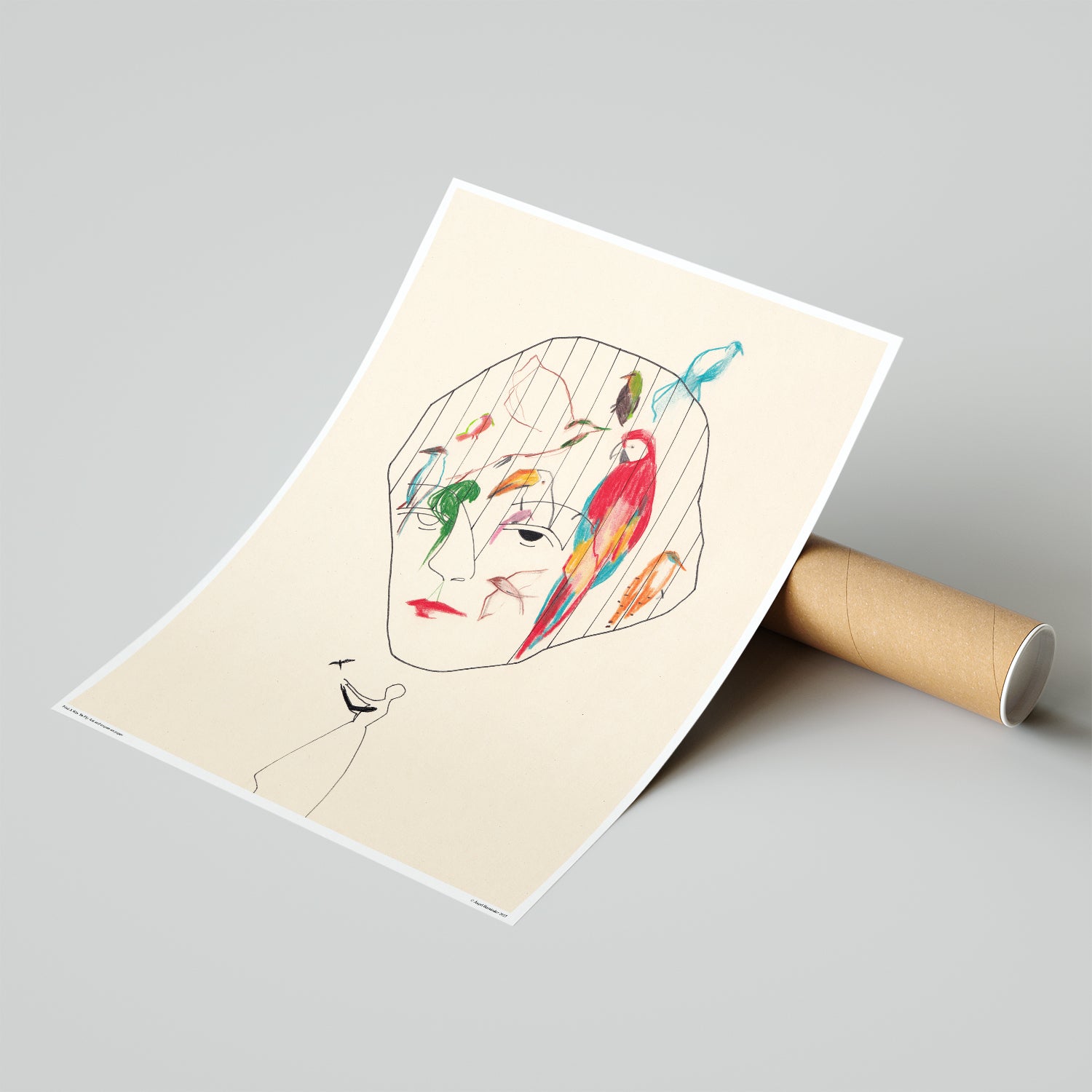 Trouver un moyen de voler – Affiche d'art