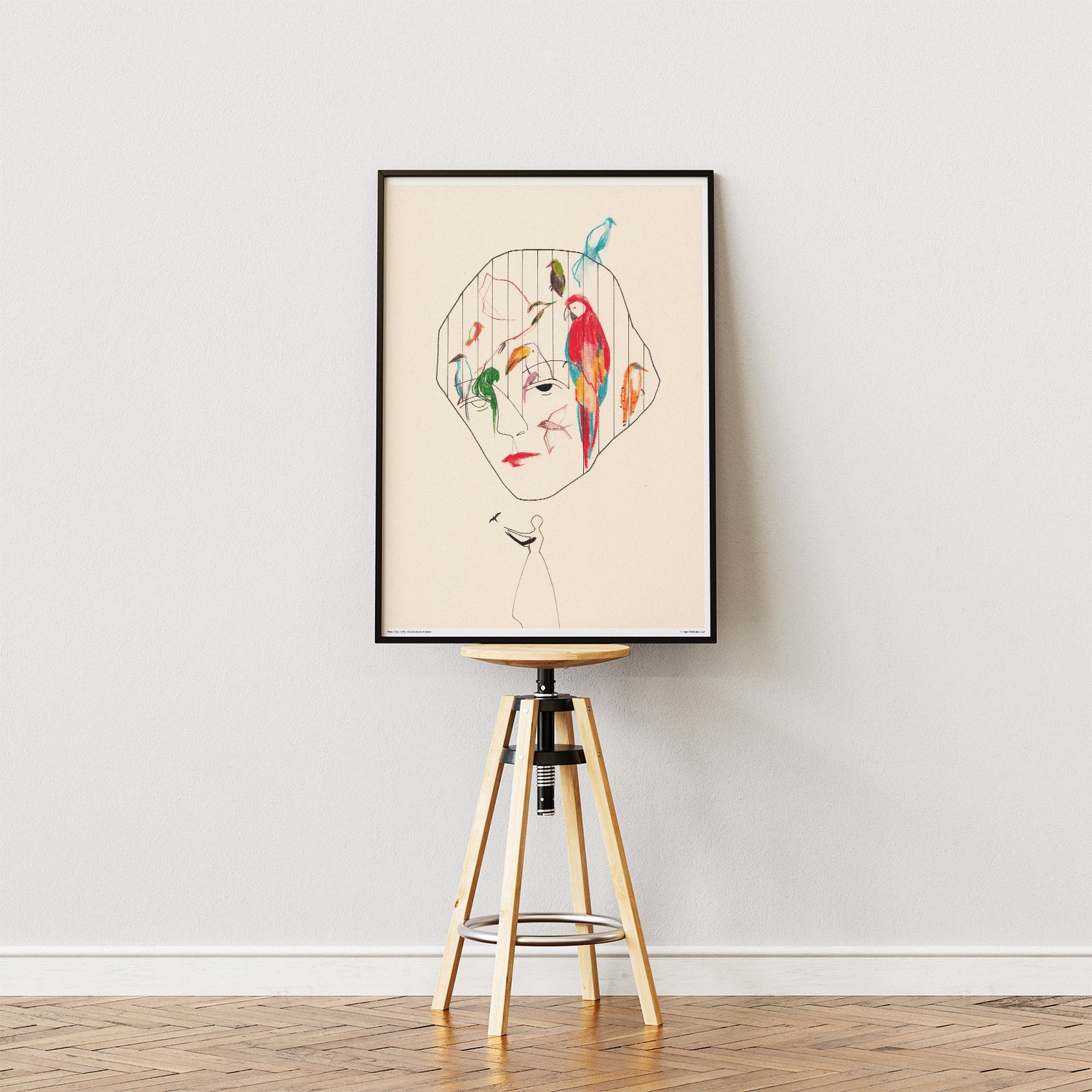 Trouver un moyen de voler – Affiche d'art