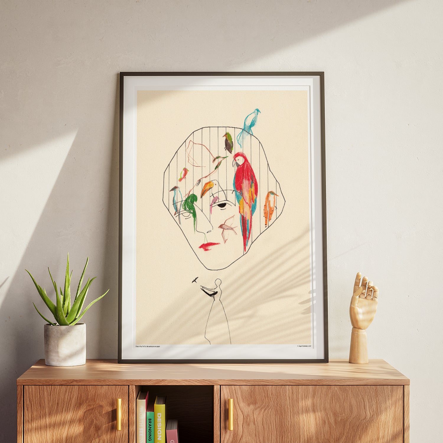Trouver un moyen de voler – Affiche d'art
