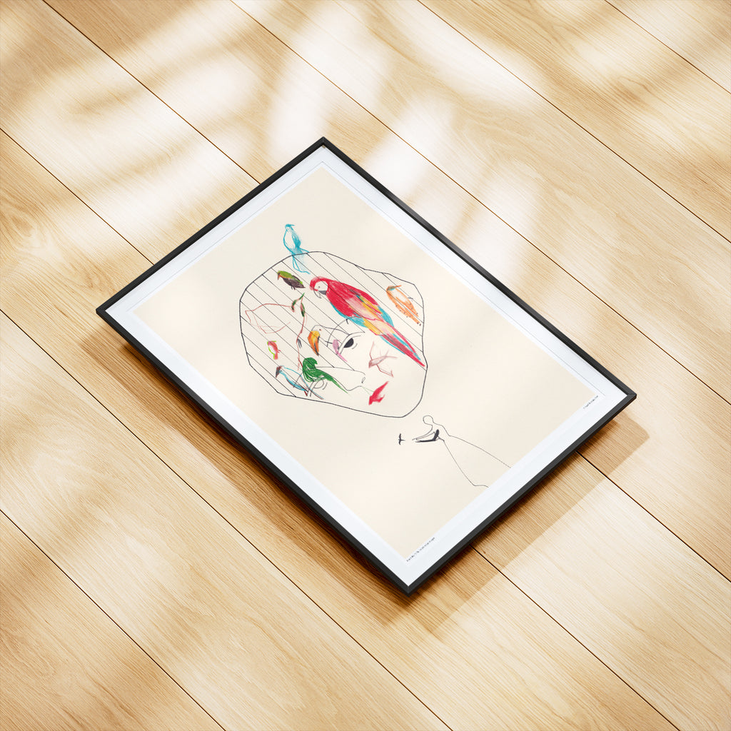 Trouver un moyen de voler – Affiche d'art