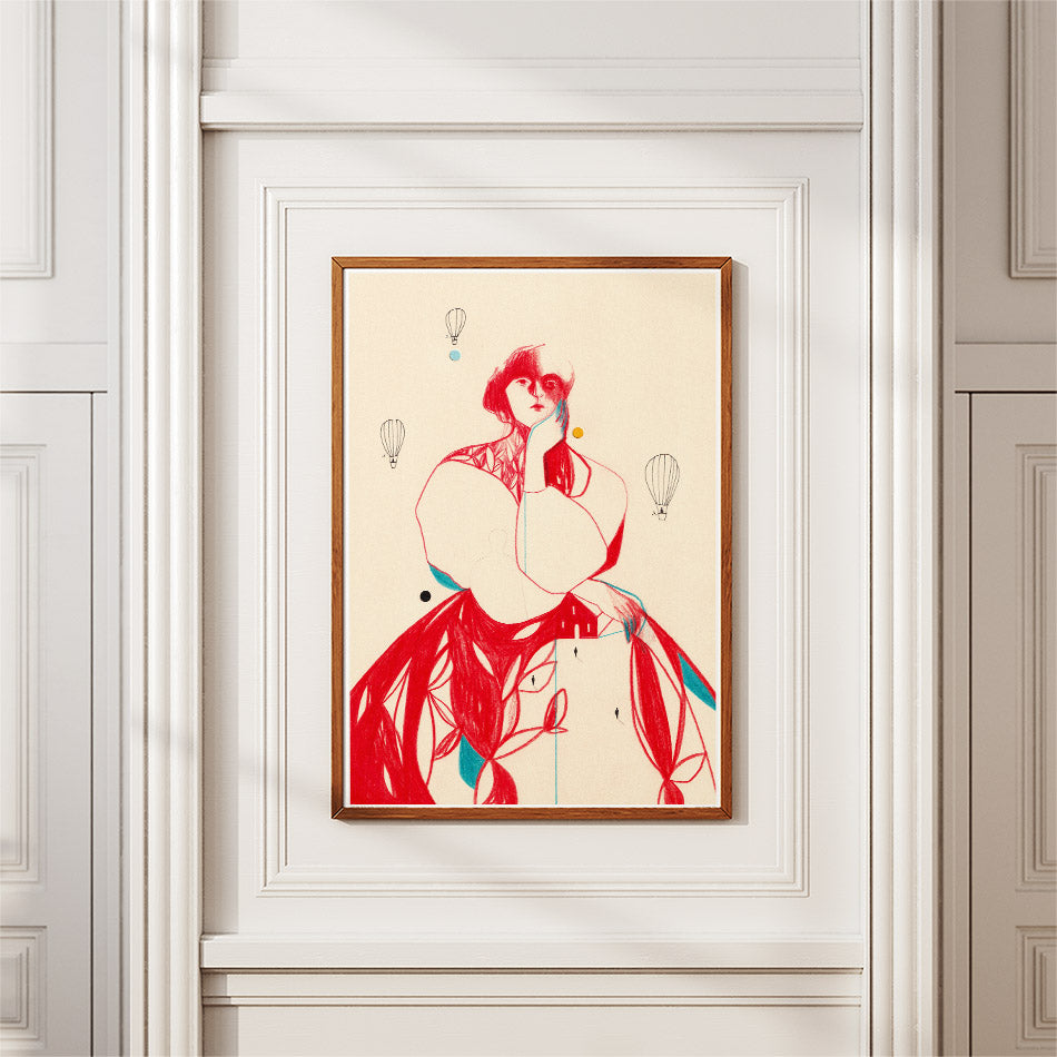 Non vedo l'ora che tu arrivi - Poster artistico