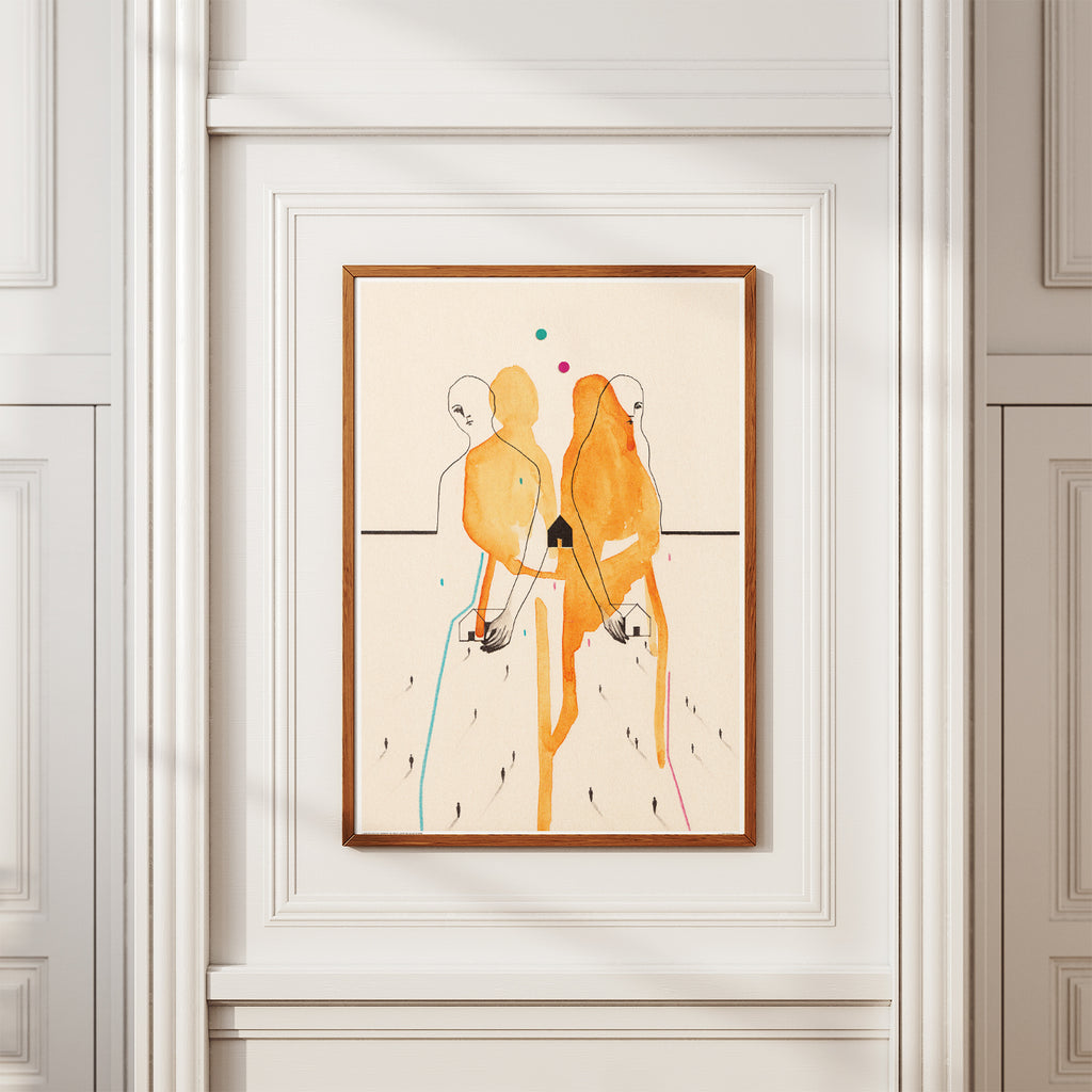 Je t'emmène avec moi - Affiche d'art