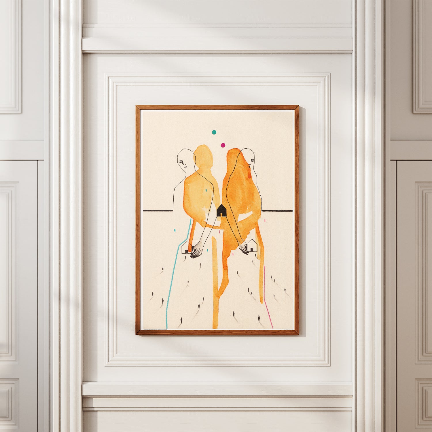 Ti porto con me - Poster artistico