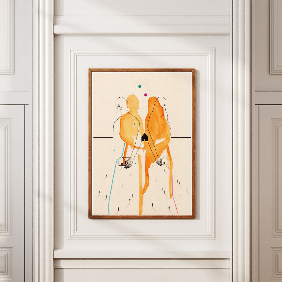 Ti porto con me - Poster artistico