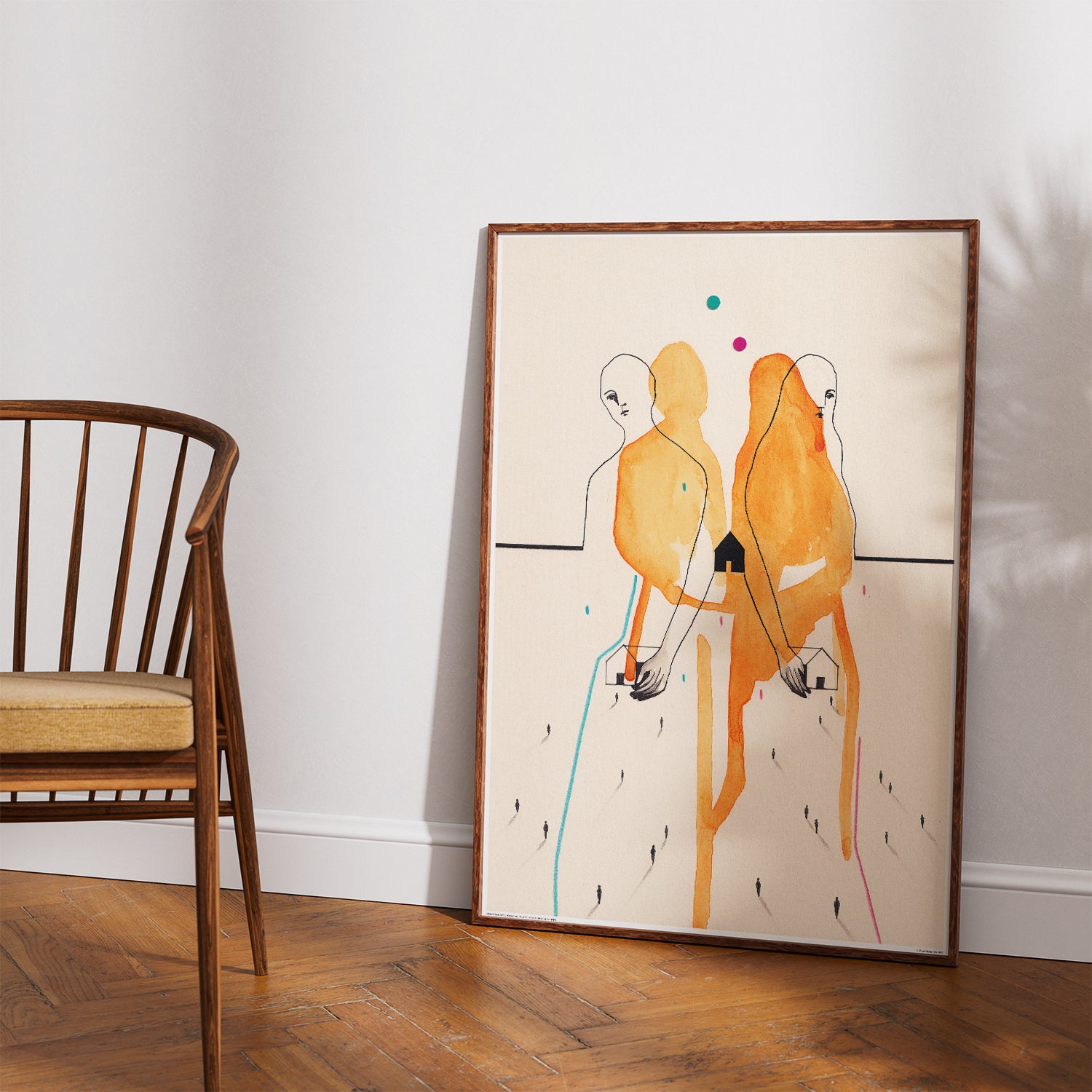 Je t'emmène avec moi - Affiche d'art