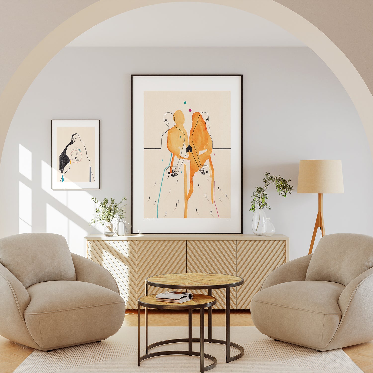 Je t'emmène avec moi - Affiche d'art