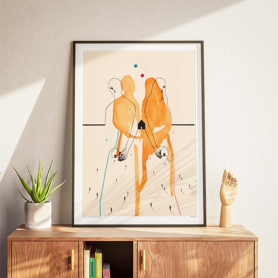 I Take You With Me - Art Poster