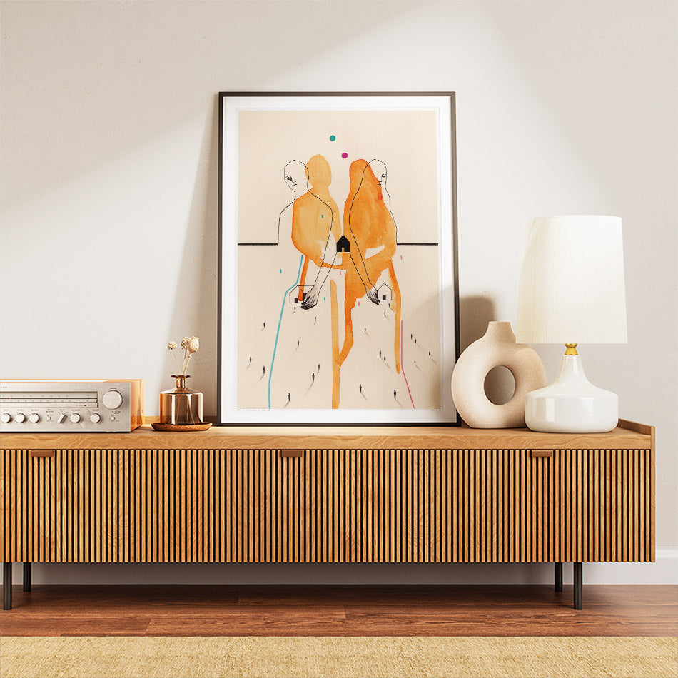 I Take You With Me - Art Poster