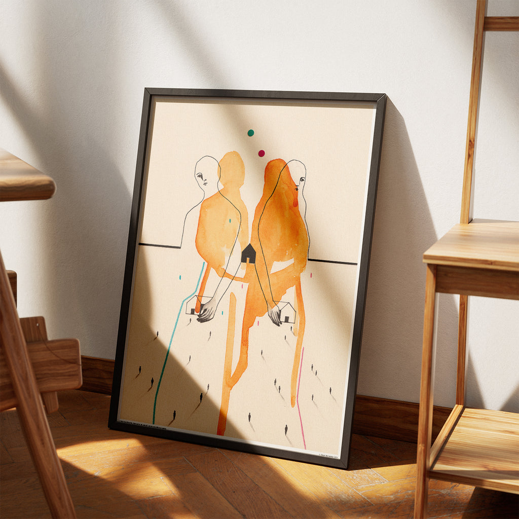 Je t'emmène avec moi - Affiche d'art