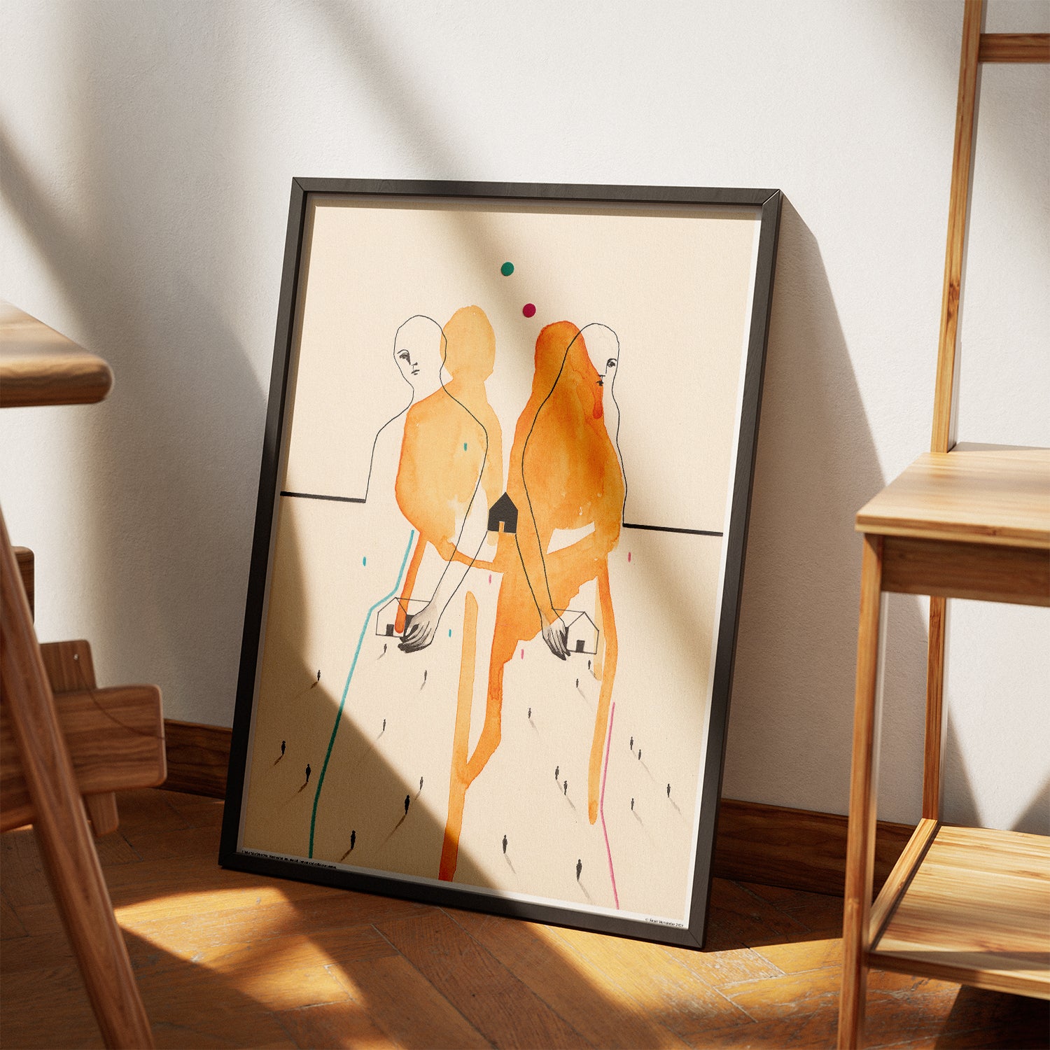 Je t'emmène avec moi - Affiche d'art