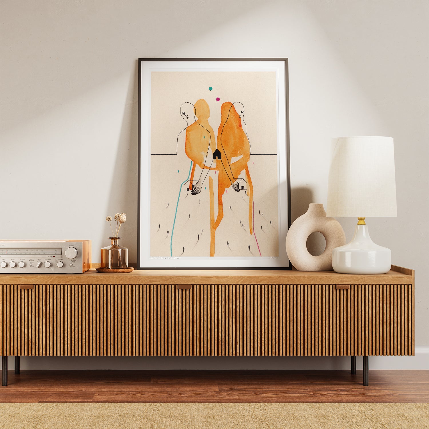 Je t'emmène avec moi - Affiche d'art