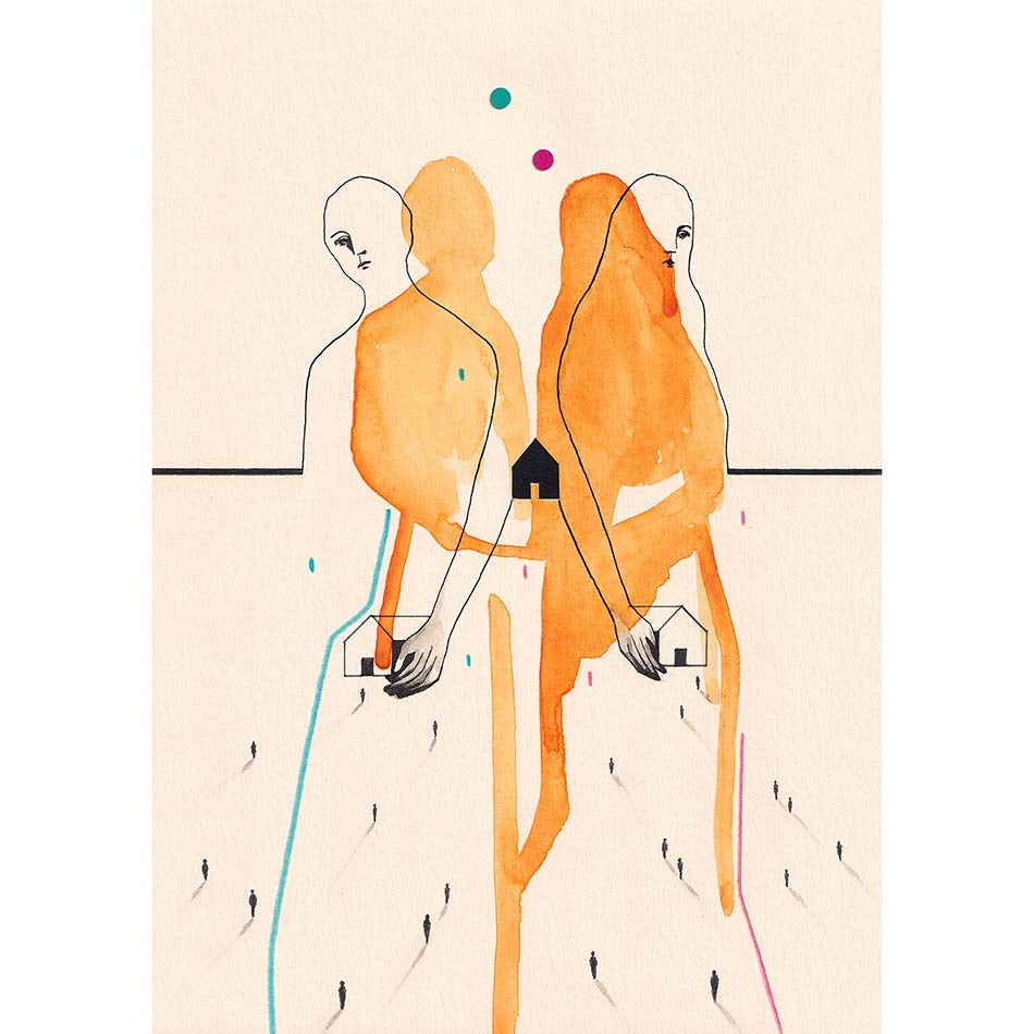 Ti porto con me - Poster artistico