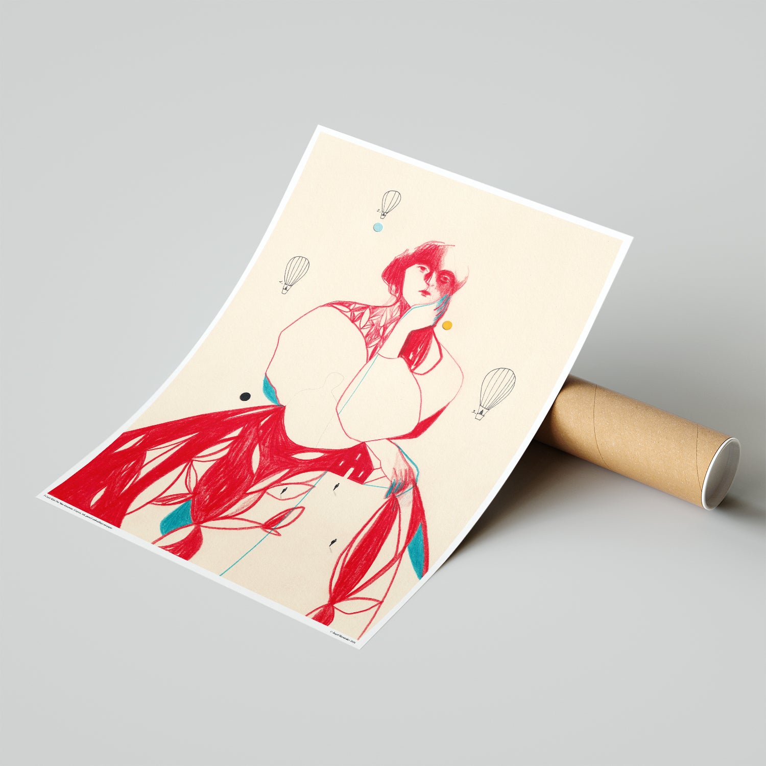 Je ne peux plus t'attendre – Affiche d'art