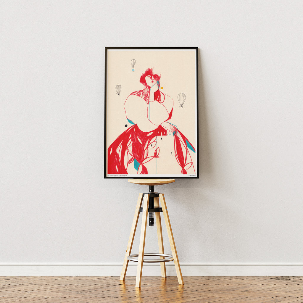 Je ne peux plus t'attendre – Affiche d'art