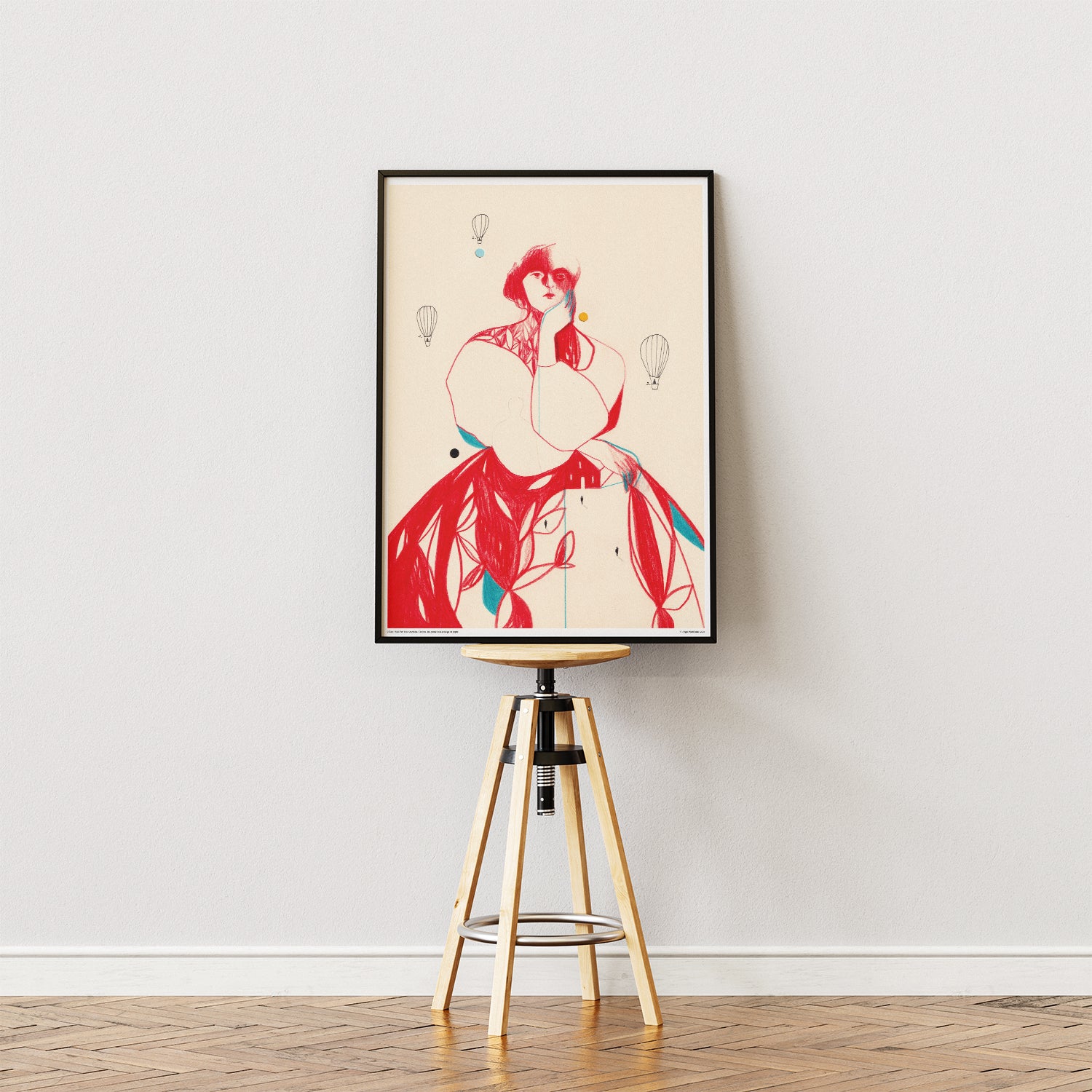 Non vedo l'ora che tu arrivi - Poster artistico