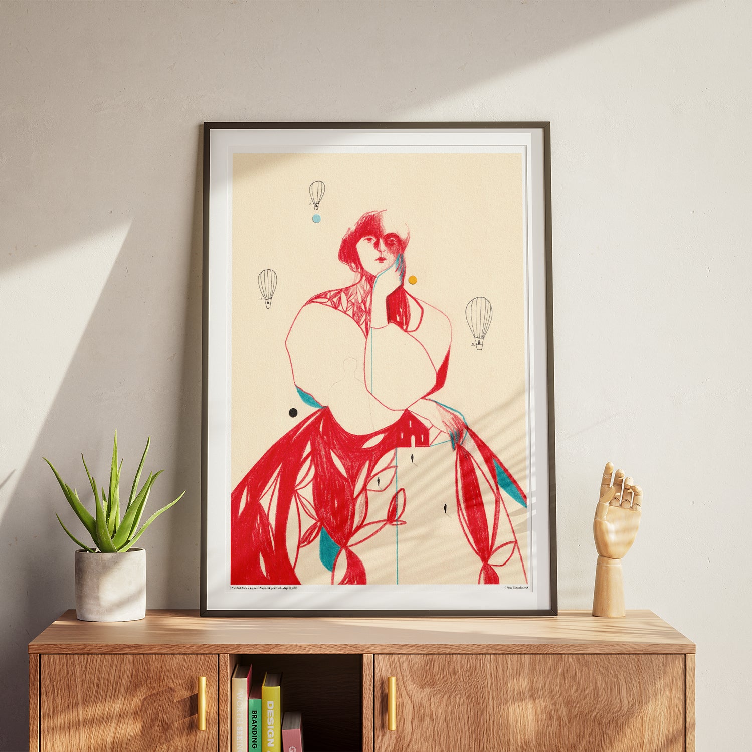 Non vedo l'ora che tu arrivi - Poster artistico