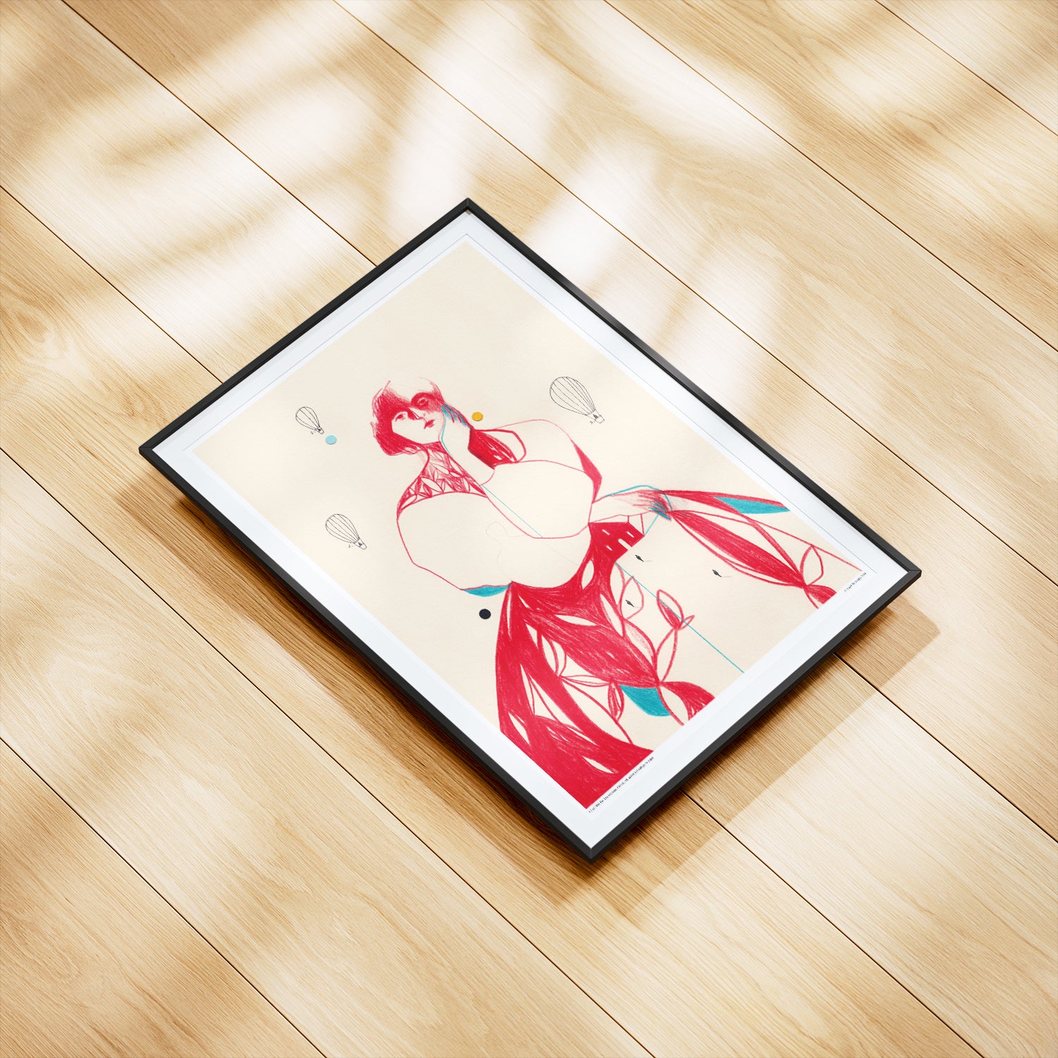 Je ne peux plus t'attendre – Affiche d'art