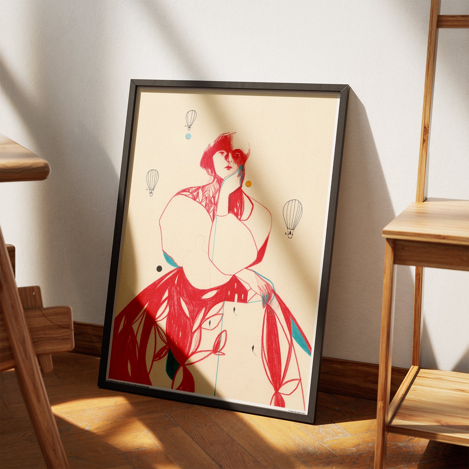 Je ne peux plus t'attendre – Affiche d'art