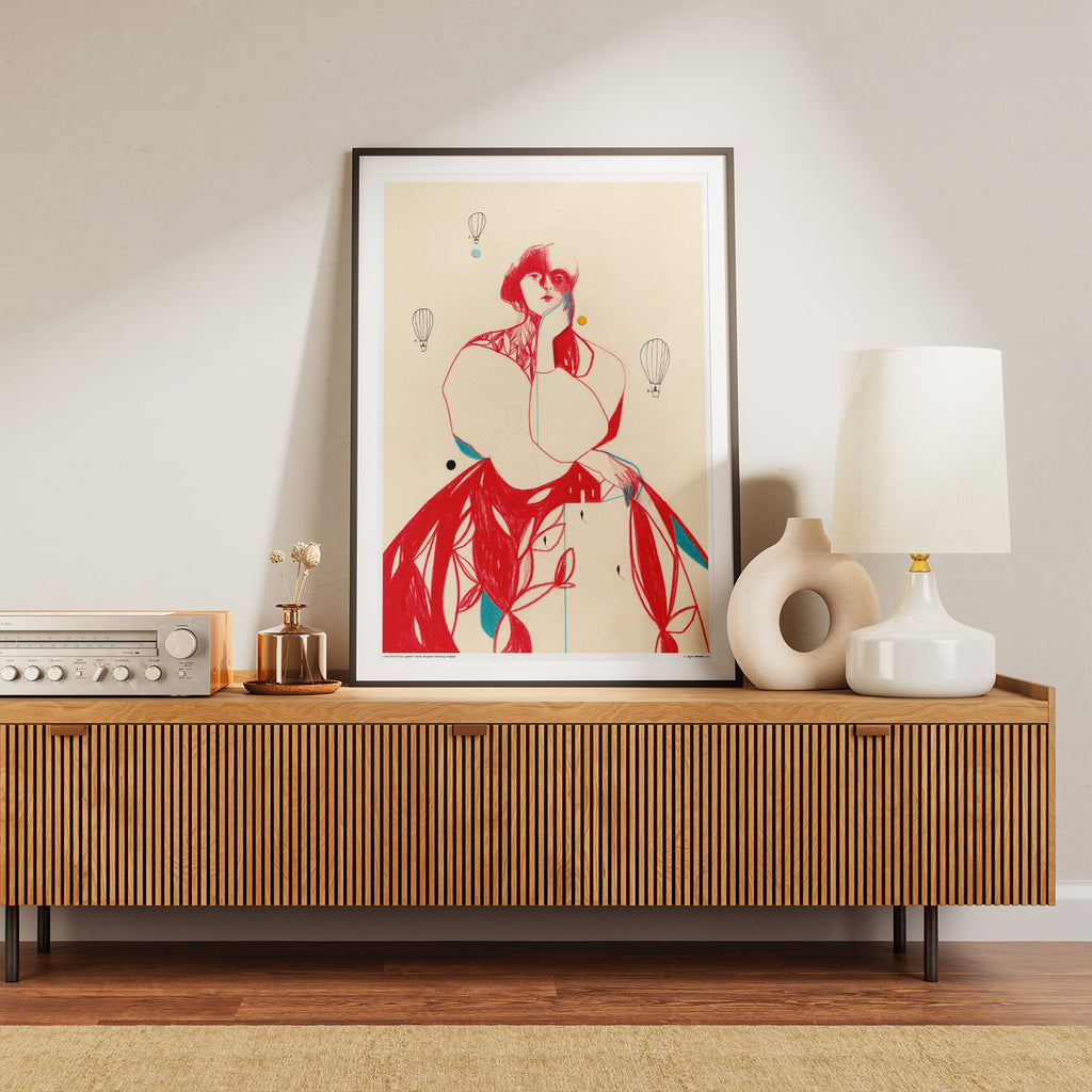 Je ne peux plus t'attendre – Affiche d'art