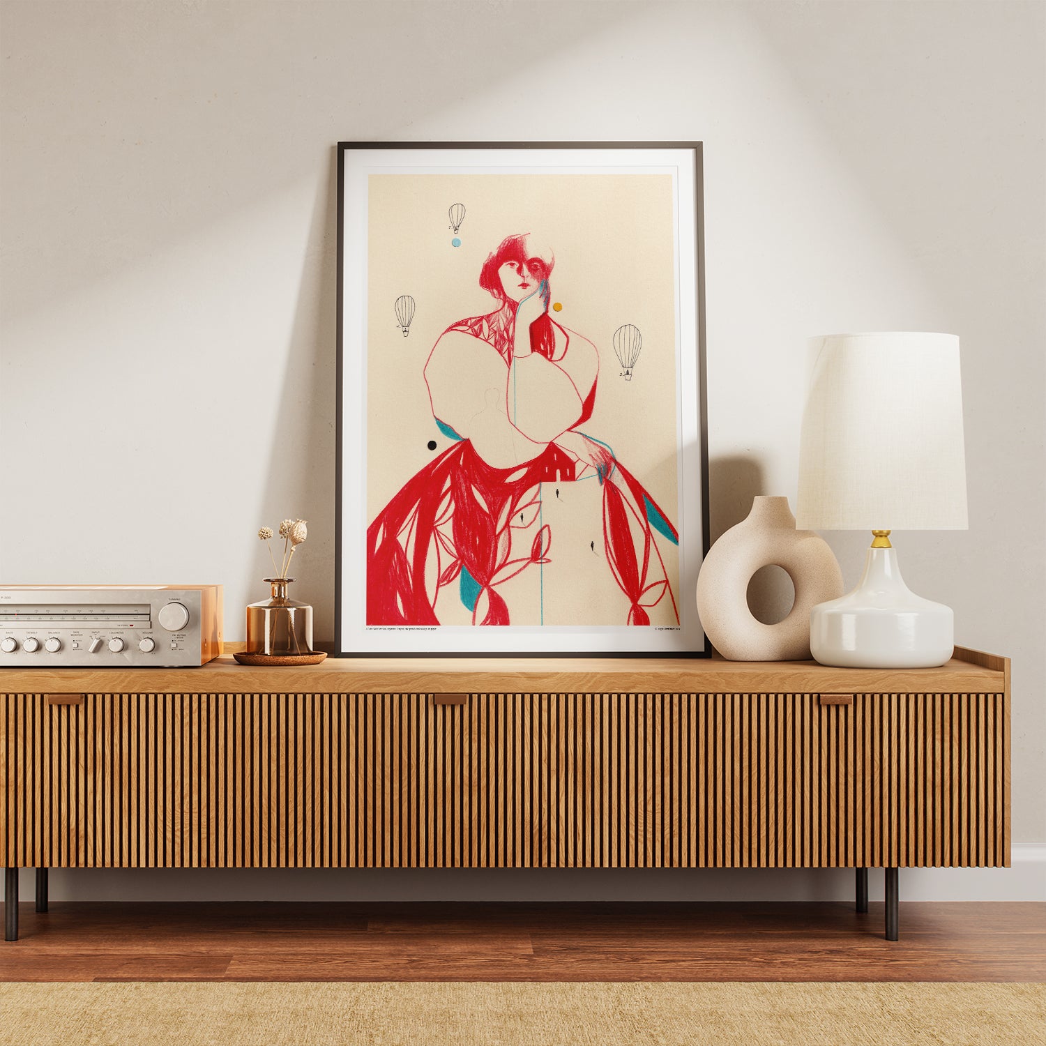 Je ne peux plus t'attendre – Affiche d'art